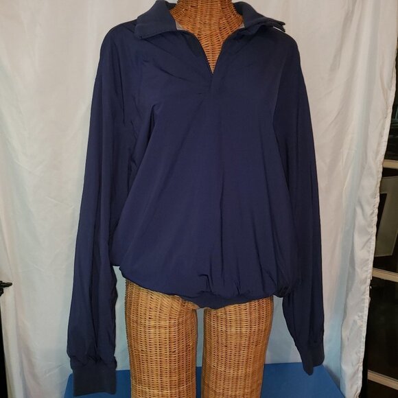 Men's BOSS Hugo Boss Golf Nylon Zip Up Pullover Jacket in Blue - L